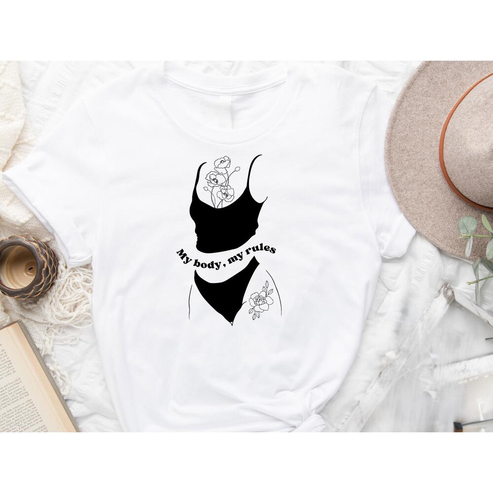 My Body My Choice White T-shirt Size XL